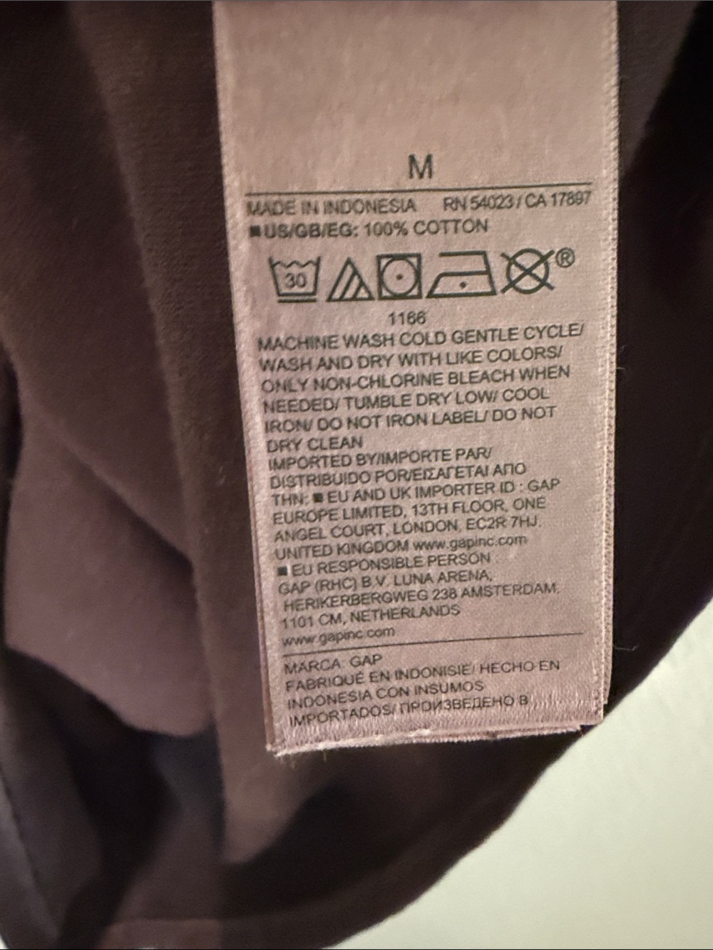 GAP Women's Short Sleeve Tee — Chocolate Brown - Picture 3 of 3